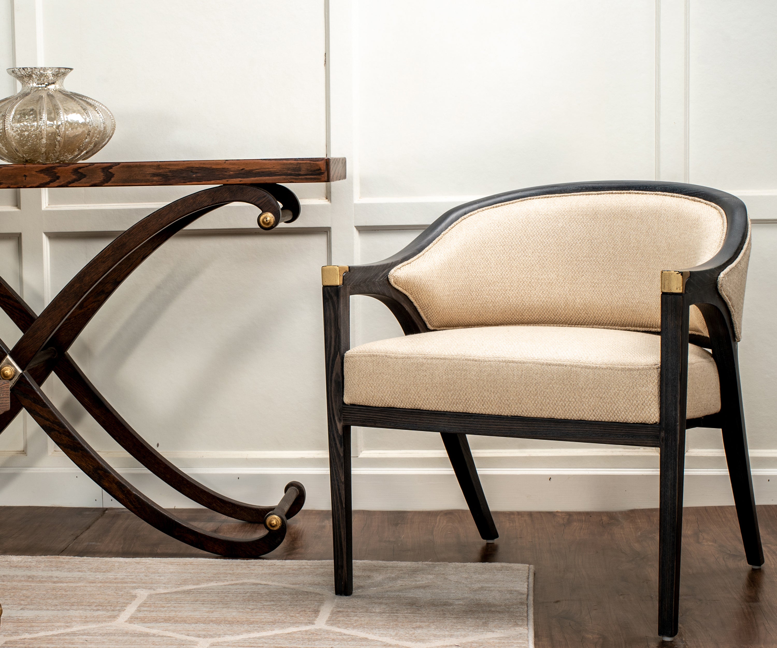 EVENSONG FABRIC BACK CHAIR